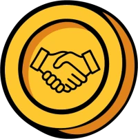 Your 2 Cents Portland handshake icon