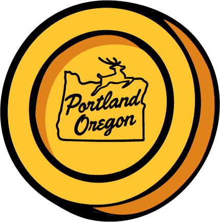 Your Two Cents Portland stag coin